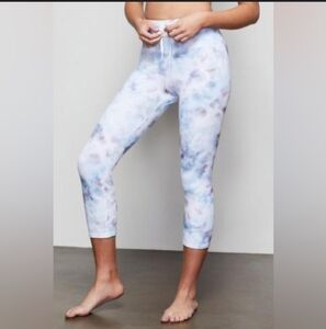 Good American Cloud Tie Dye Crop Leggings, size 1/Small